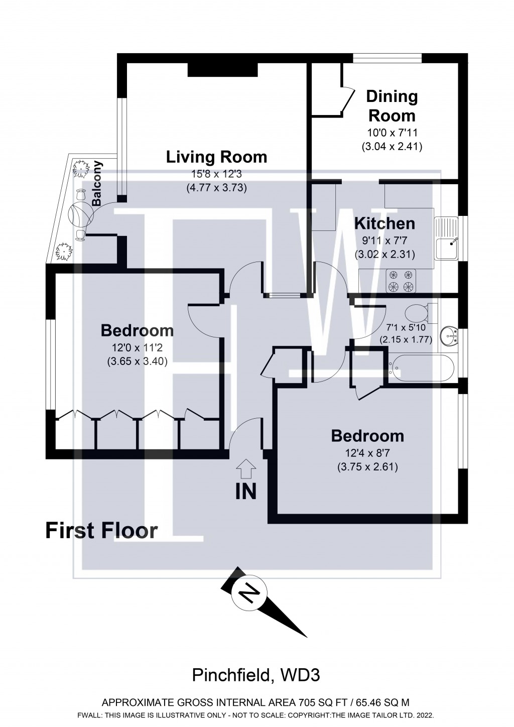 Floorplans For Pinchfield, Maple Cross, Rickmansworth