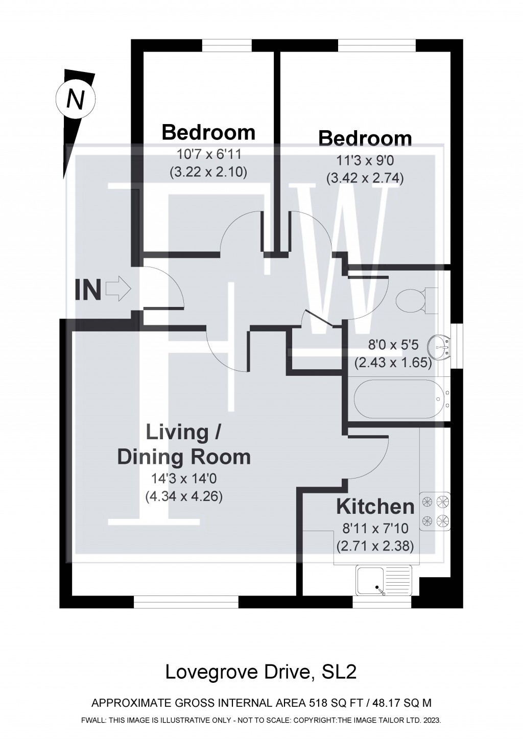 Floorplans For Lovegrove Drive, Burnham, Slough