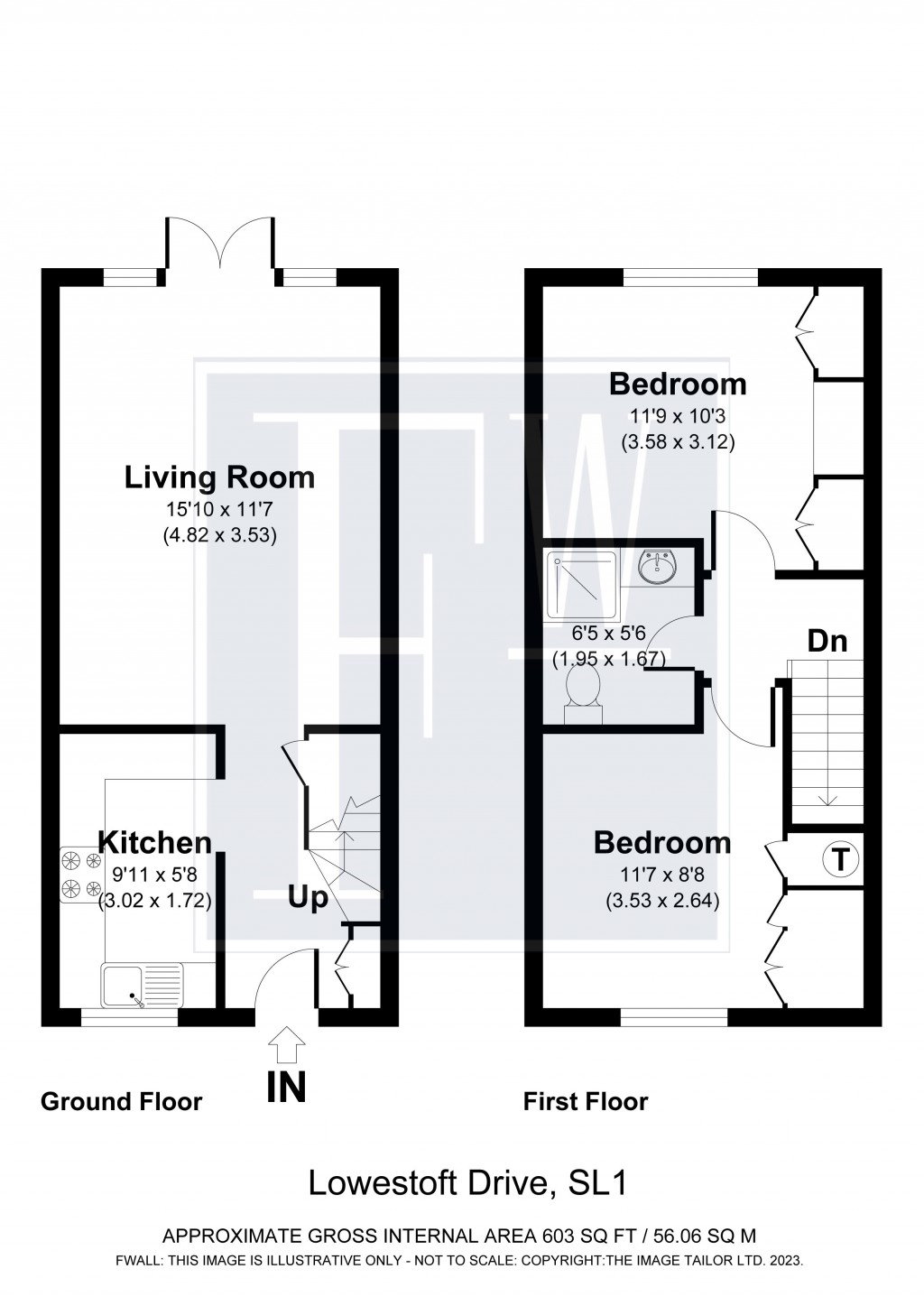 Floorplans For Lowestoft Drive, Burnham, Slough