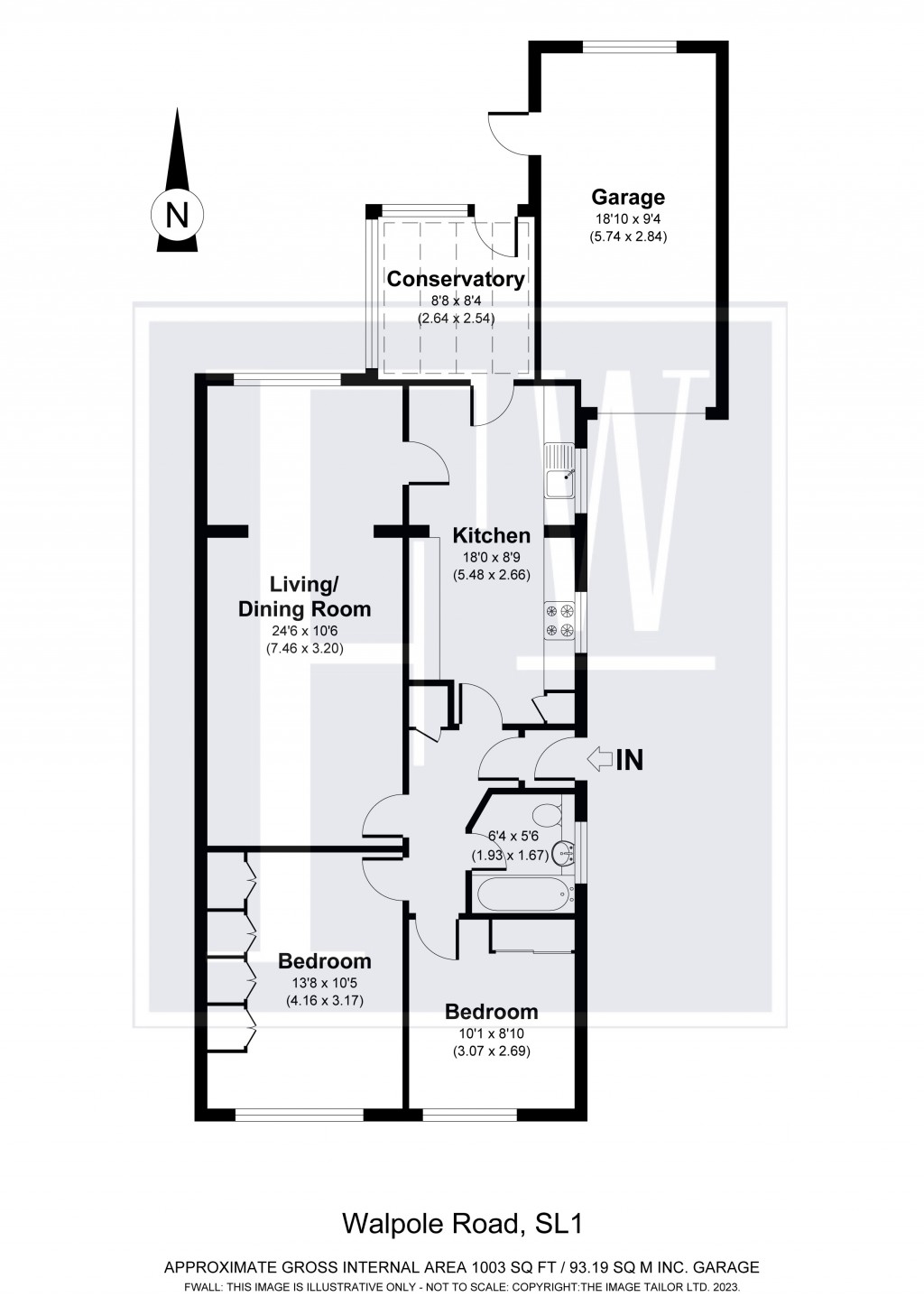 Floorplans For Walpole Road, Burnham