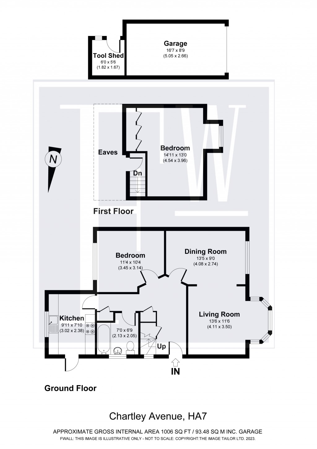 Floorplans For Chartley Avenue, Stanmore