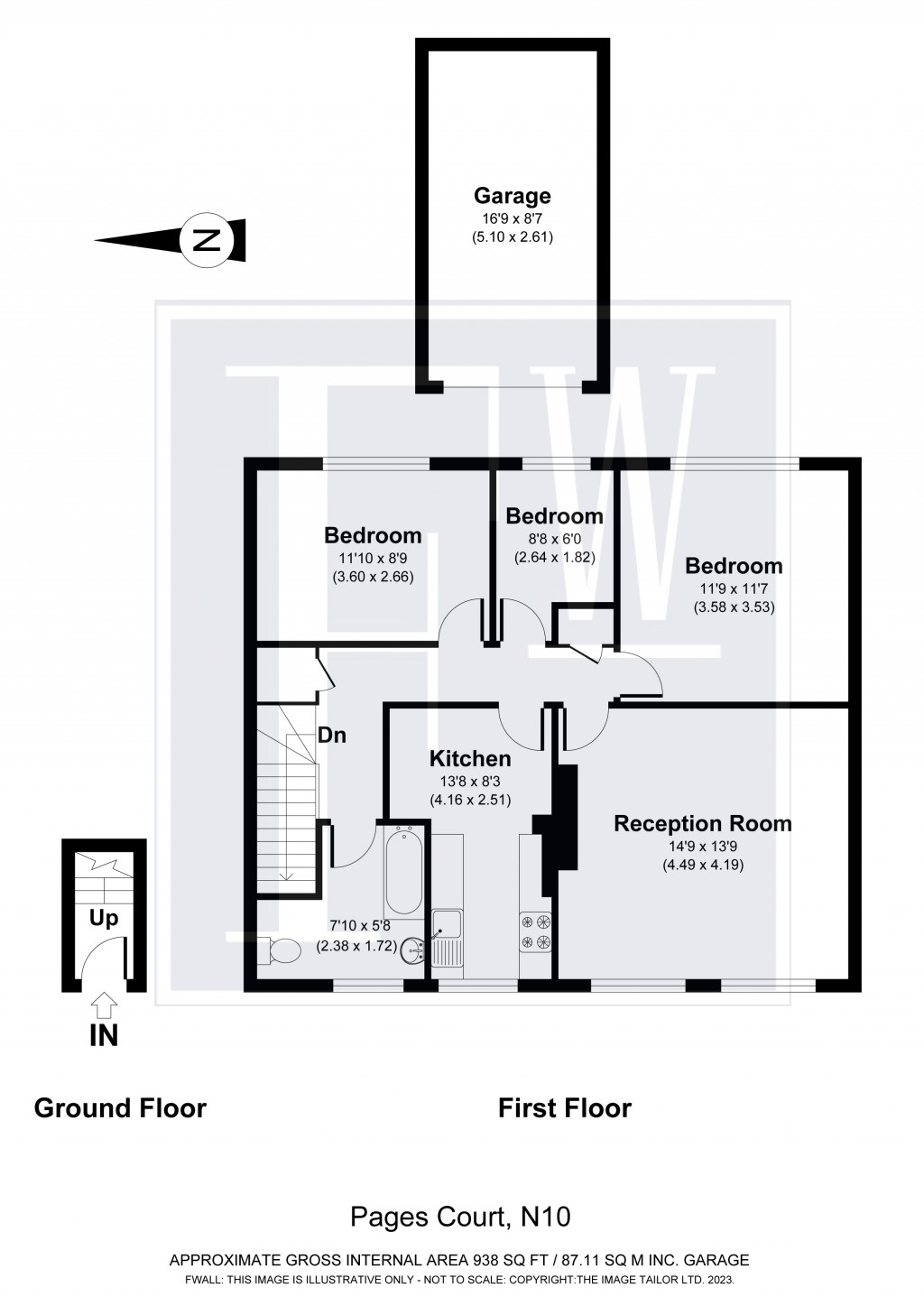 Floorplans For Pages Court, Pages Hill, Muswell Hill