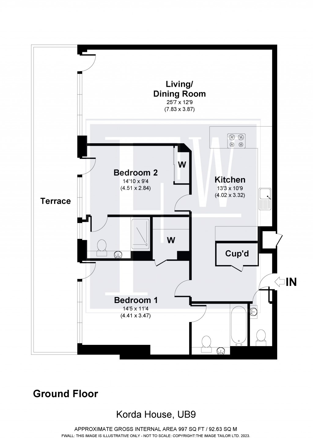 Floorplans For Korda House, Stanley Kubrick Road, Denham, Uxbridge