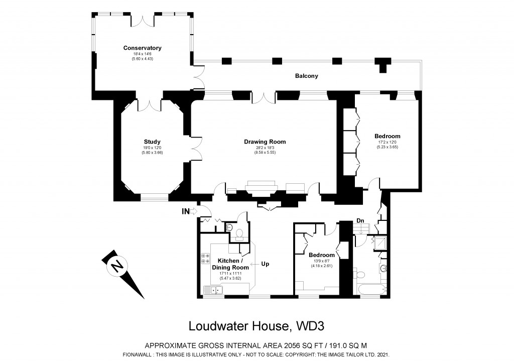 Floorplans For Loudwater House, Loudwater Drive, Rickmansworth