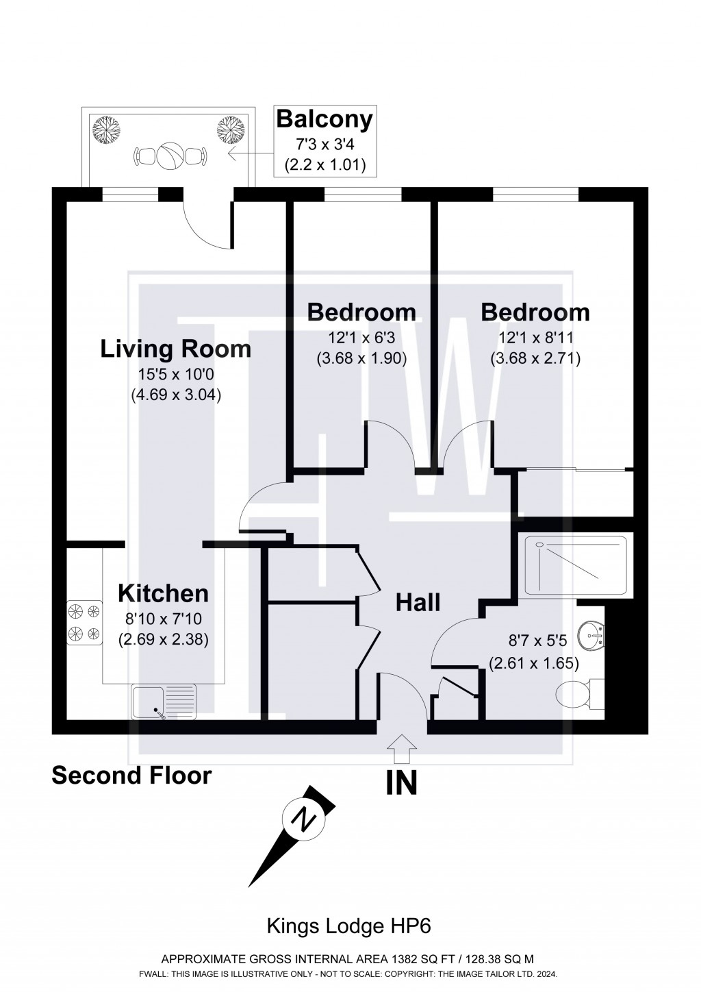 Floorplans For Kings Lodge, King George V Road, Amersham