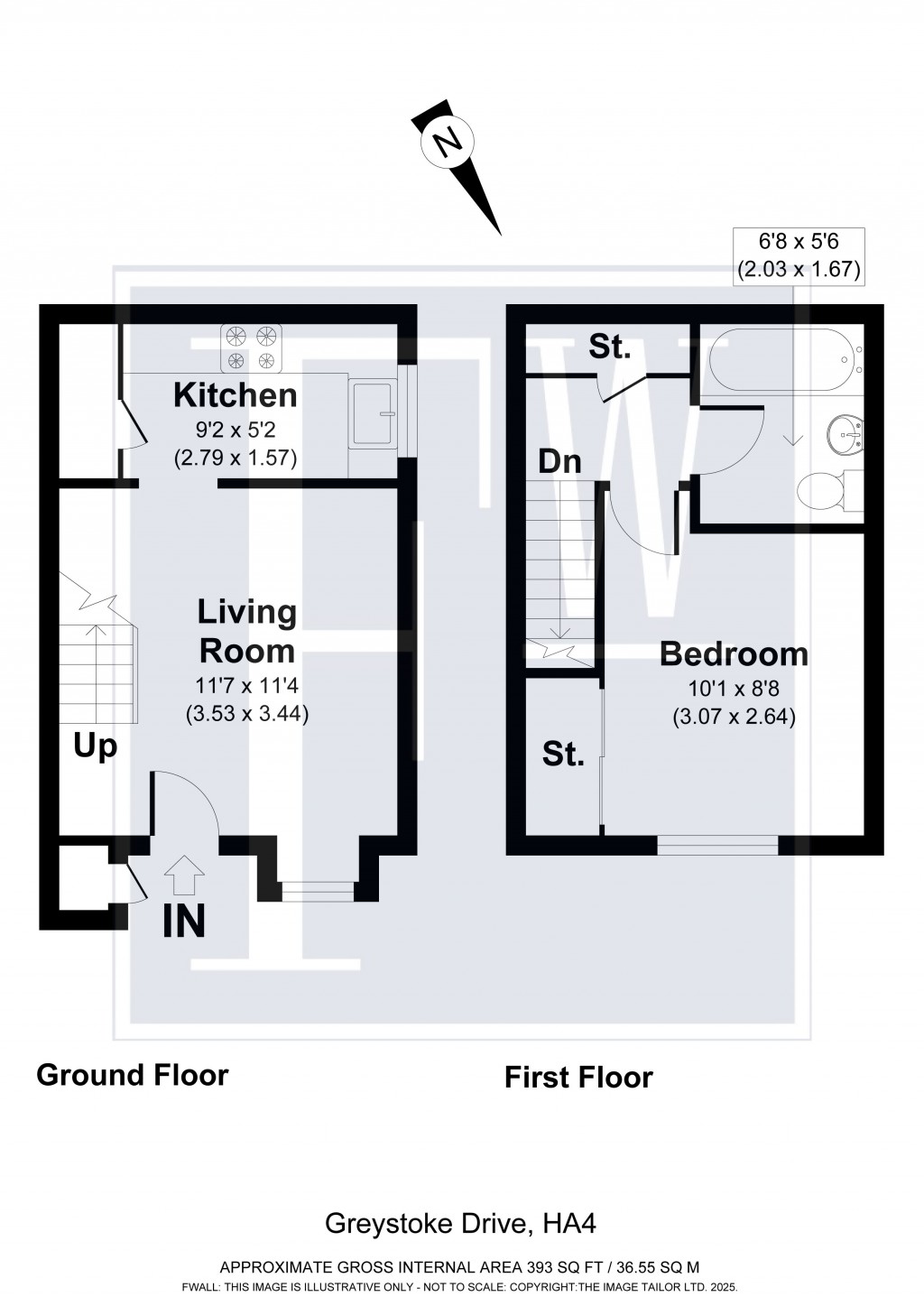 Floorplans For Greystoke Drive, Ruislip